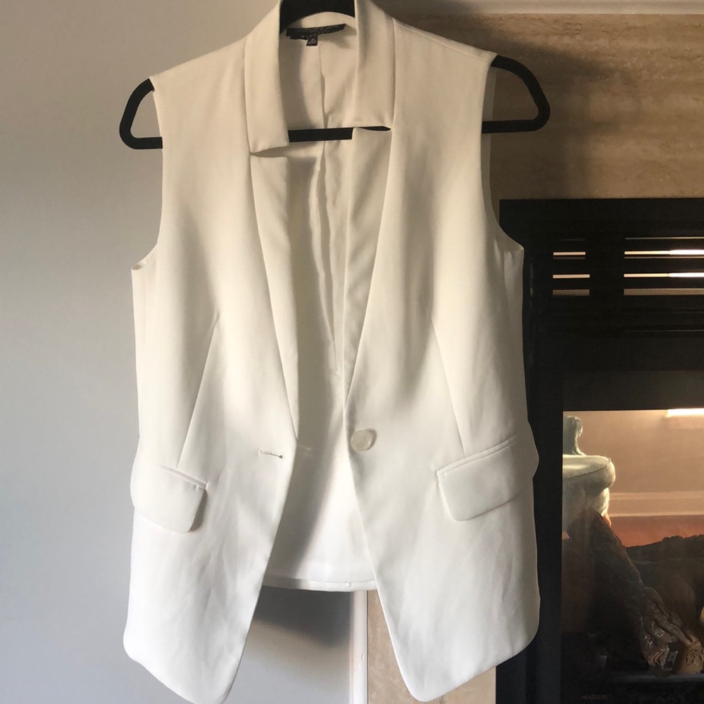 White vest for summer